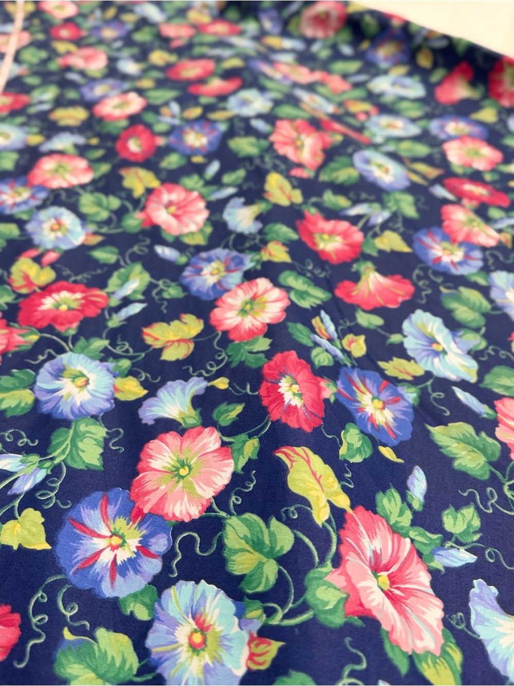 Vintage 80s Andrew McMullen Floral Wrap Maxi Skirt Made in USA Cottage Retro - Picture 6 of 7